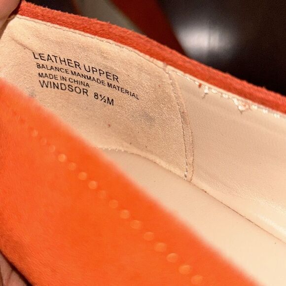 Violet and Red Orange Slip on Flat Shoe(Size 8.5M) - Picture 6 of 7